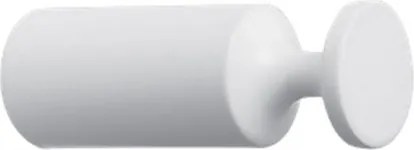 Kamalu - Appendiabiti singolo in acciaio inox finitura bianca opaca | Monde-B