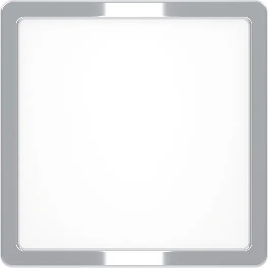 Eglo 901766 - Lampada da soffitto LED per bagno FUEVA LED/10,5W/230V 22x22 cm IP44 cromato