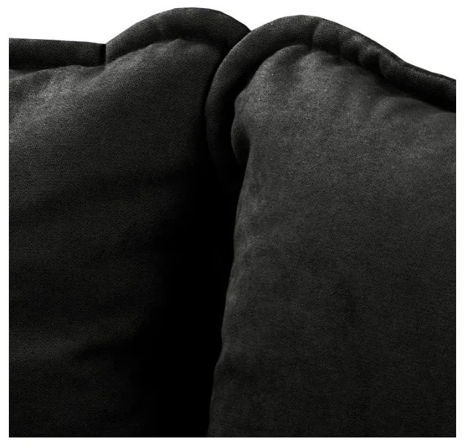 Divano nero 193 cm Beata - Ropez