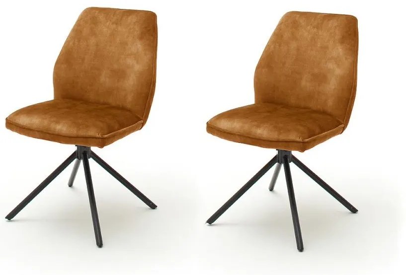 Set di 2 sedie da pranzo NEXORO, arancione