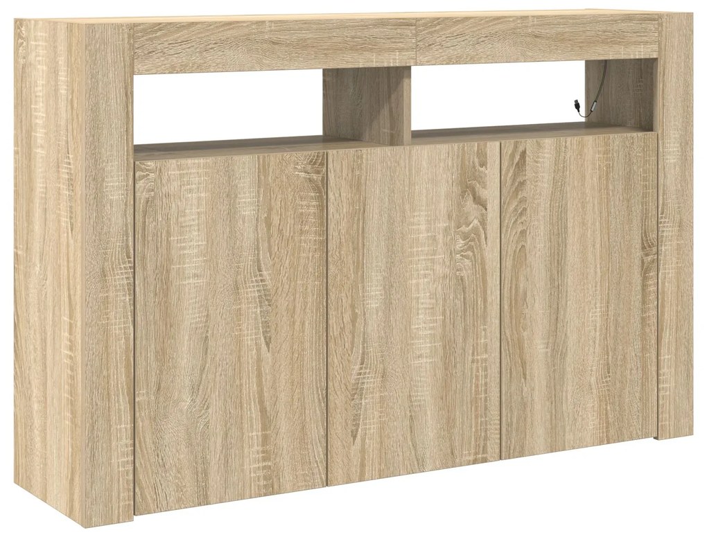 Mobile rovere sonoma legno ingegnerizzato 116 x 30 x 75 cm mobile