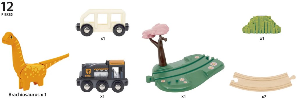 BRIO - Ferrovia circolare con dinosauri
