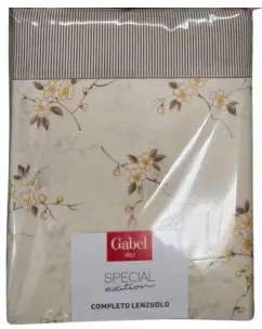 Lenzuola matrimoniali e singole Gabel Venere in cotone Matrimoniale Tortora