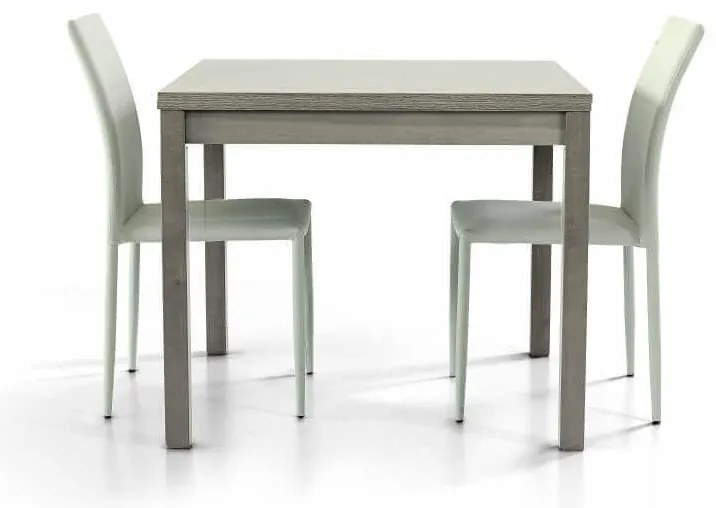 GARRETT - tavolo da pranzo moderno allungabile a libro 90 cm