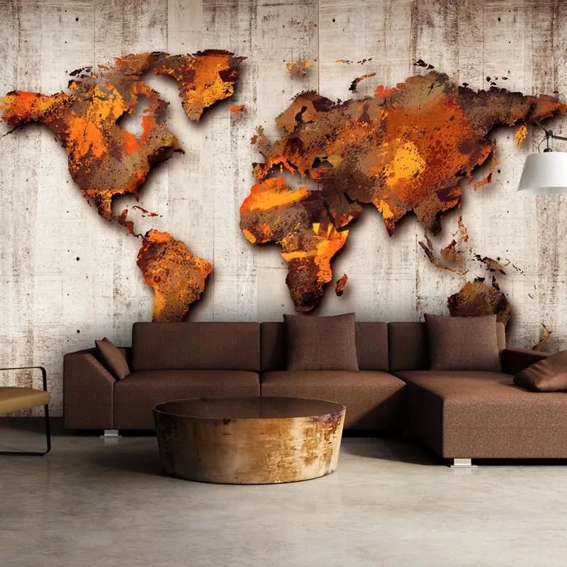 Fotomurale adesivo  World of Bronze  Larghezza x Altezza Home decor 392x280