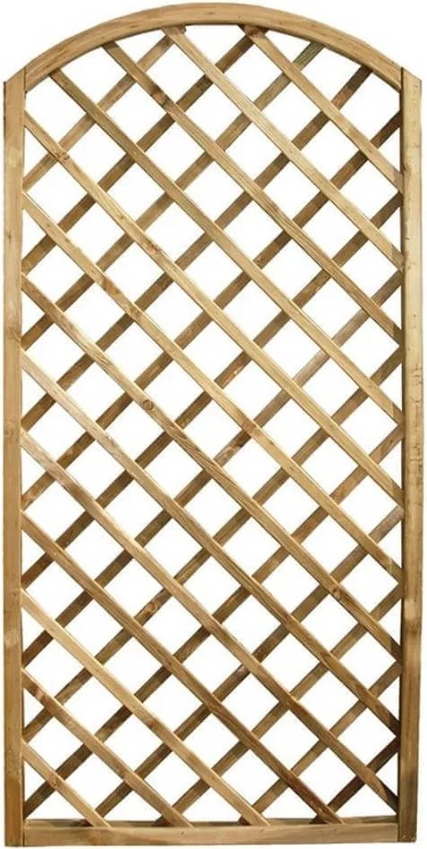 Griglia ad arco da giardino in legno di pino impregnato in autoclave 90 x 180 cm