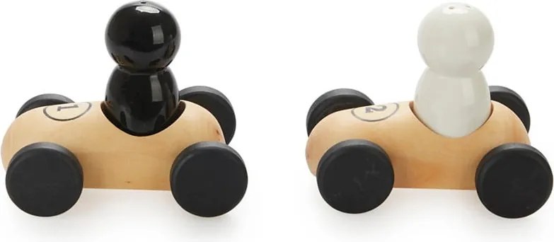 Saliera e pepiera con supporto Bolides - Balvi