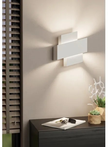 Eglo 900525 - Applique TIMPAROSSA 1xE27/40W/230V bianco