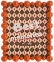 Portafoto 13x16 cm cornice arancione