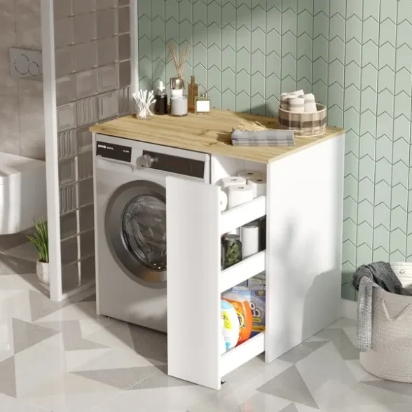 VCM mobile da bagno in legno mobili da bagno armadietto di nicchia