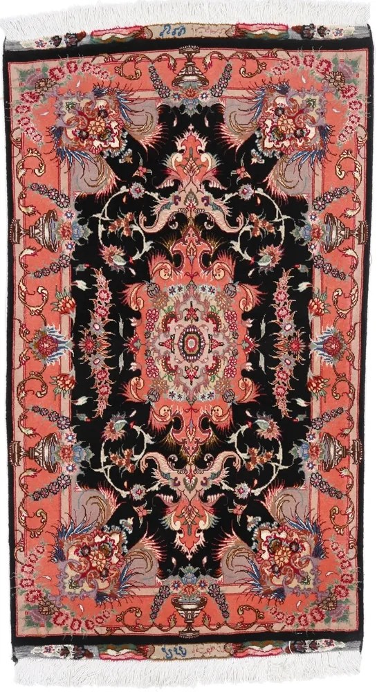 Tabriz Tappeto persiano 70x120 Rosa (Iran) Annodato A Mano