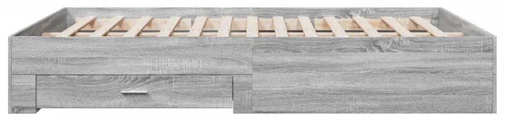 Giroletto cassetti grigio sonoma 150x200 cm legno multistrato