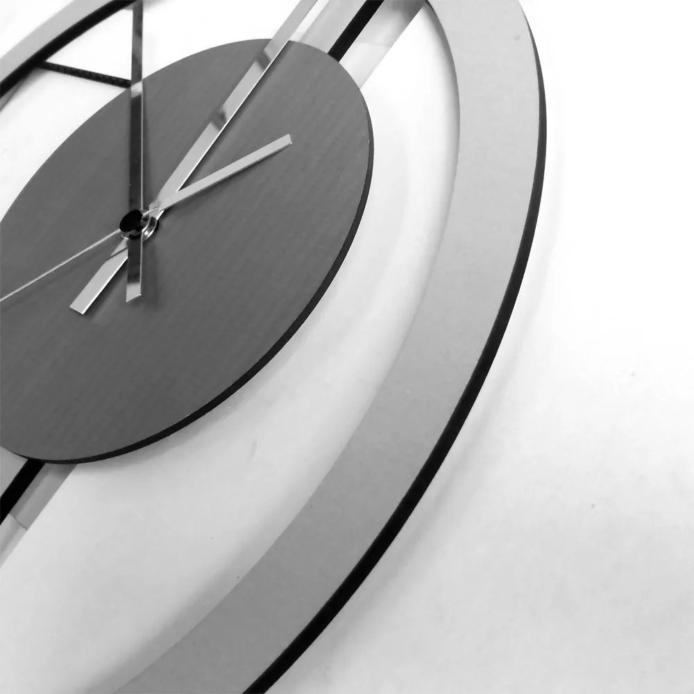 Orologio da parete HALO, bianco e giallo ocra
