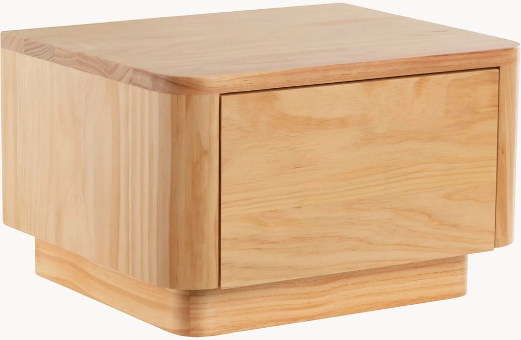 Comodino in legno di pino Allebro