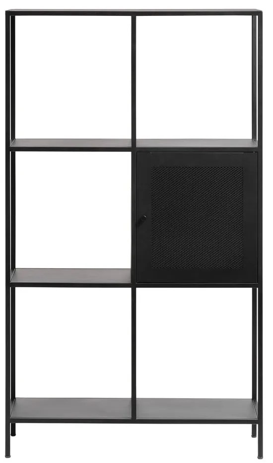 Libreria in metallo nero 80x138 cm Malibu - Unique Furniture