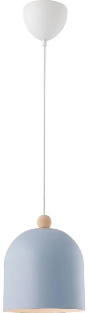 Nordlux - Lampadario a sospensione con filo GASTON 1xE27/40W/230V blu/bianco