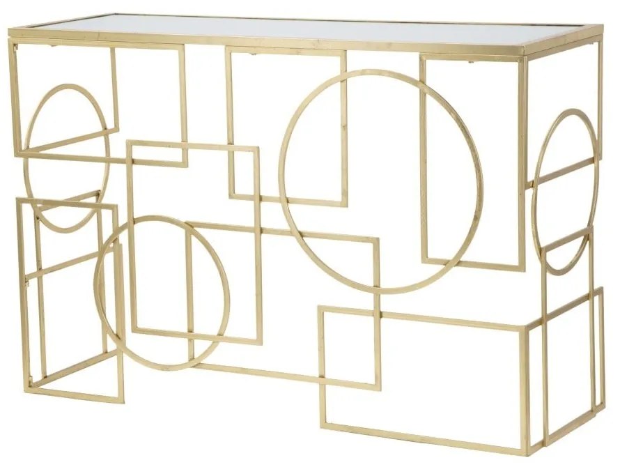 Consolle in oro 41x120 cm Marie - Mauro Ferretti