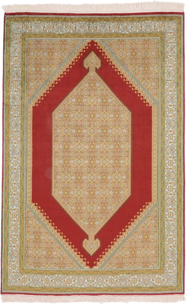 Cashmere Silk Tappeto 120 x 190 (Indian) Annodato A Mano