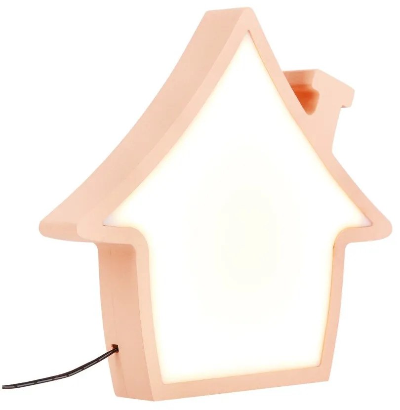 Lampada per bambini rosa House - Candellux Lighting