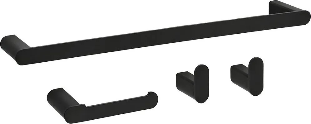 Set accessori da bagno Mati Black 4 pezzi