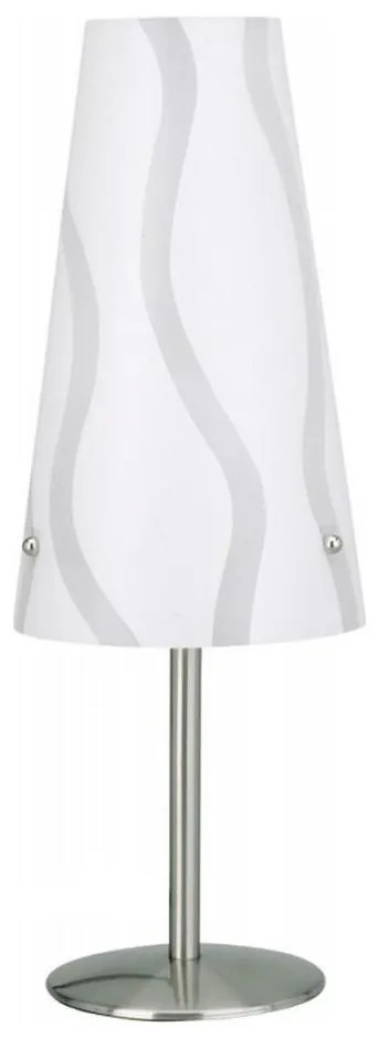 Brilliant - Lampada da tavolo ISI 1xE14/40W/230V bianco/grigio/cromo lucido