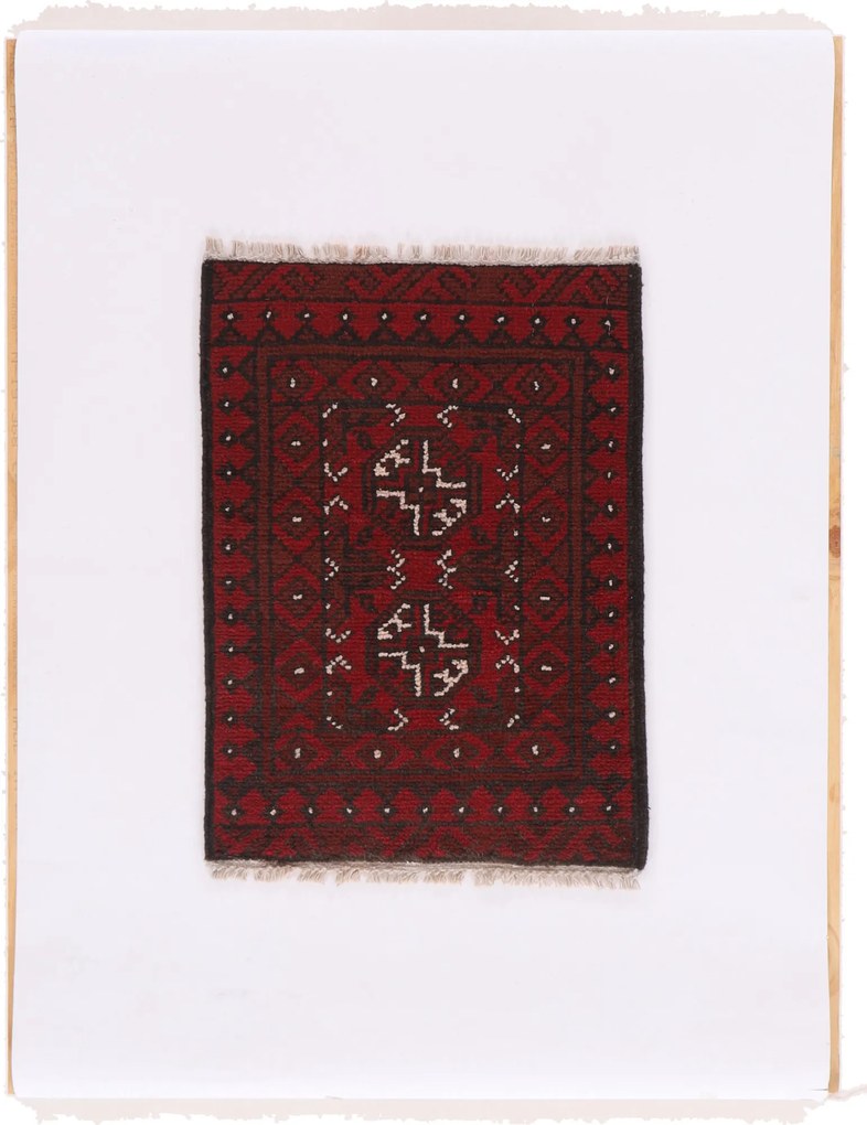 Afghan Tappeto 50 x 70 (Afghanistan) Annodato A Mano