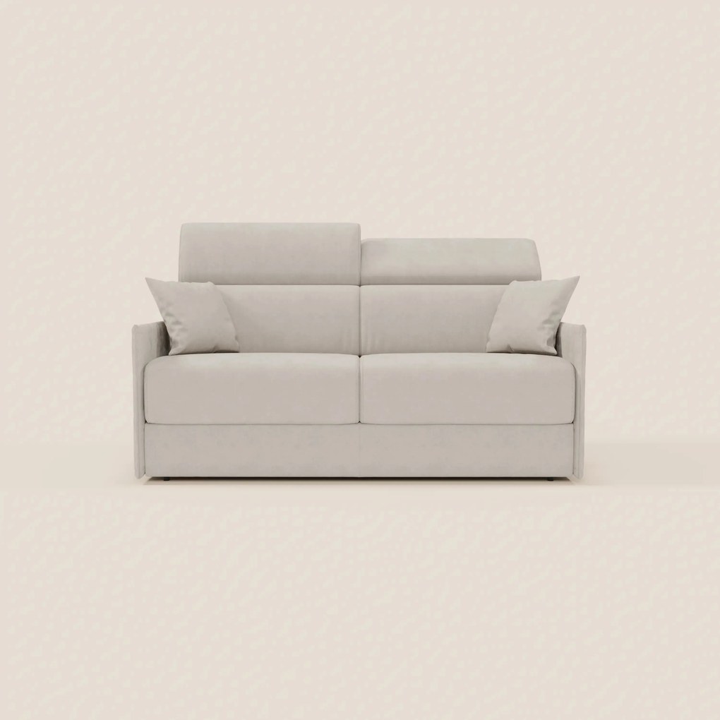 Miryam Divano letto con poggiatesta reclinabili e comfort maxi - design compatto in morbido tessuto smacchiabile T31