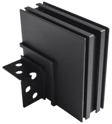 Staffa angolare MAGNETIC TRACK nera