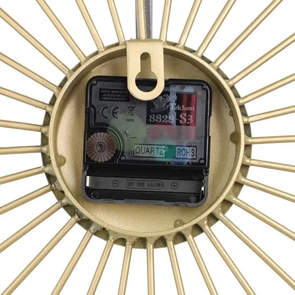 Eglo 425514 - Orologio da parete MATSUMOTO 1xAA 50x50 cm oro