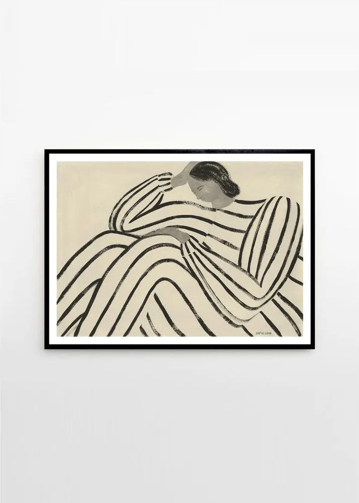 Poster 100x70 cm Waiting – Sofia Lind – The Poster Club