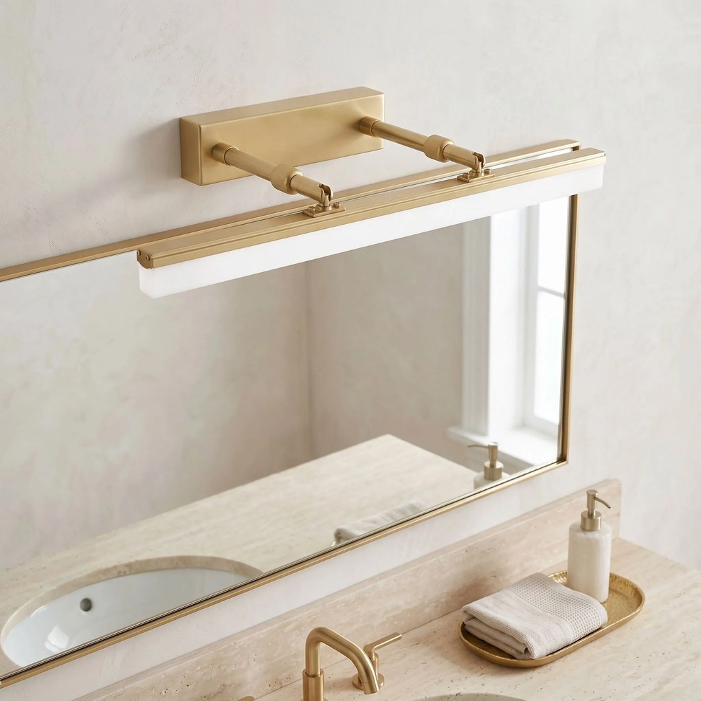 Applique da bagno LED APP1875-1W 40cm BRUSH GOLD
