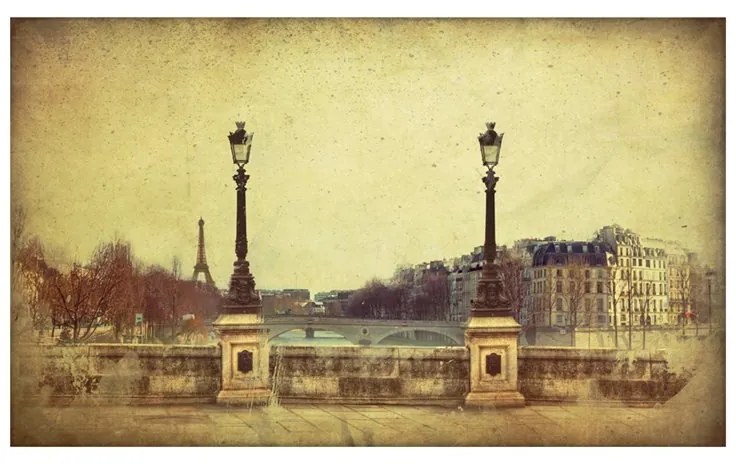 Fotomurale  Adieu Paris!  Colore Beige, Dimensioni e Misure 450x270