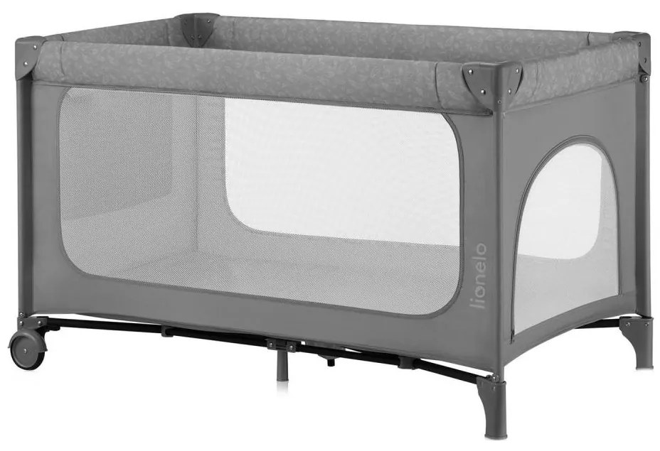 Lionelo - Lettino da viaggio JASMIN EASY FOLD Grey Stone