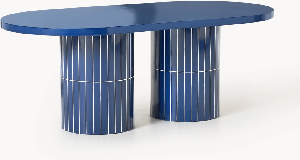 Tavolo ovale da giardino Saya, 200 x 100 cm