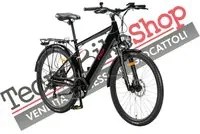 Bicicletta Elettrica A Pedalata Assistita Z-Tech ZT-84 Udine 36v 12ah colore Nero