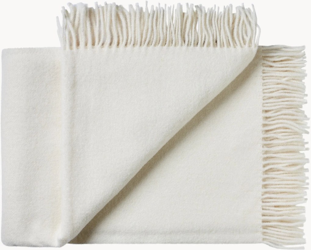 Coperta in lana con frange Samsø