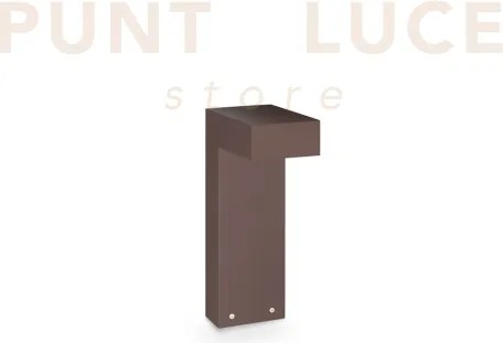 Sirio paletto ip65 h.30cm 1 luce attacco gx53 coffee