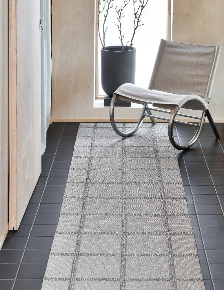 Passatoia da interno/esterno grigia 70x150 cm Ada Grey – Pappelina