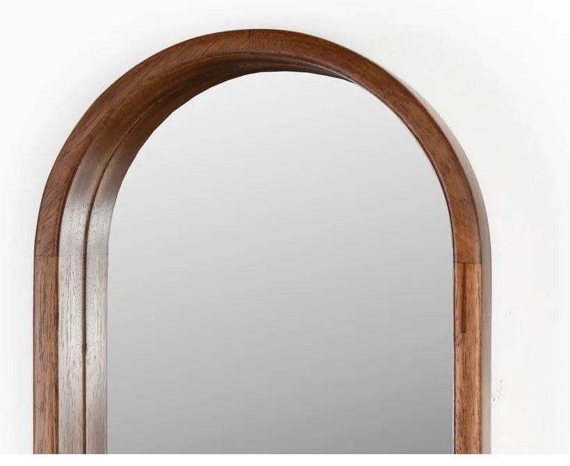 Specchio da parete con cornice in legno 24x120 cm Nyko - White Label