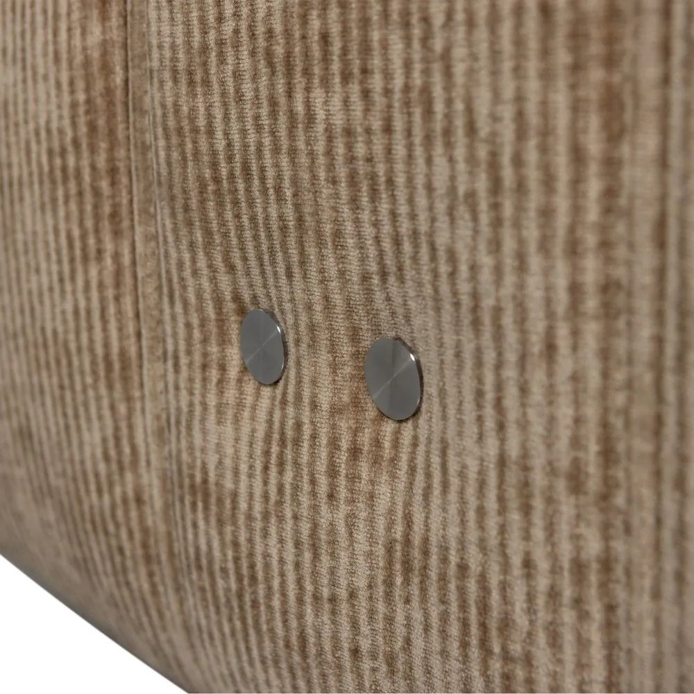 Poltrona da relax marrone chiaro reclinabile con rivestimento in velluto a coste Hein – WOOOD