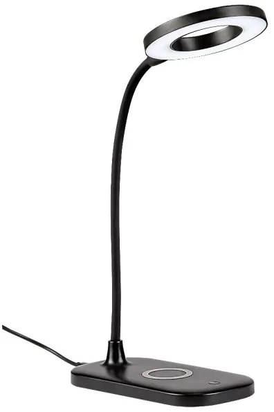 Rabalux 74013 - Lampada da tavolo LED dimmerabile con funzione Touch HARDIN LED/5W/5V nero