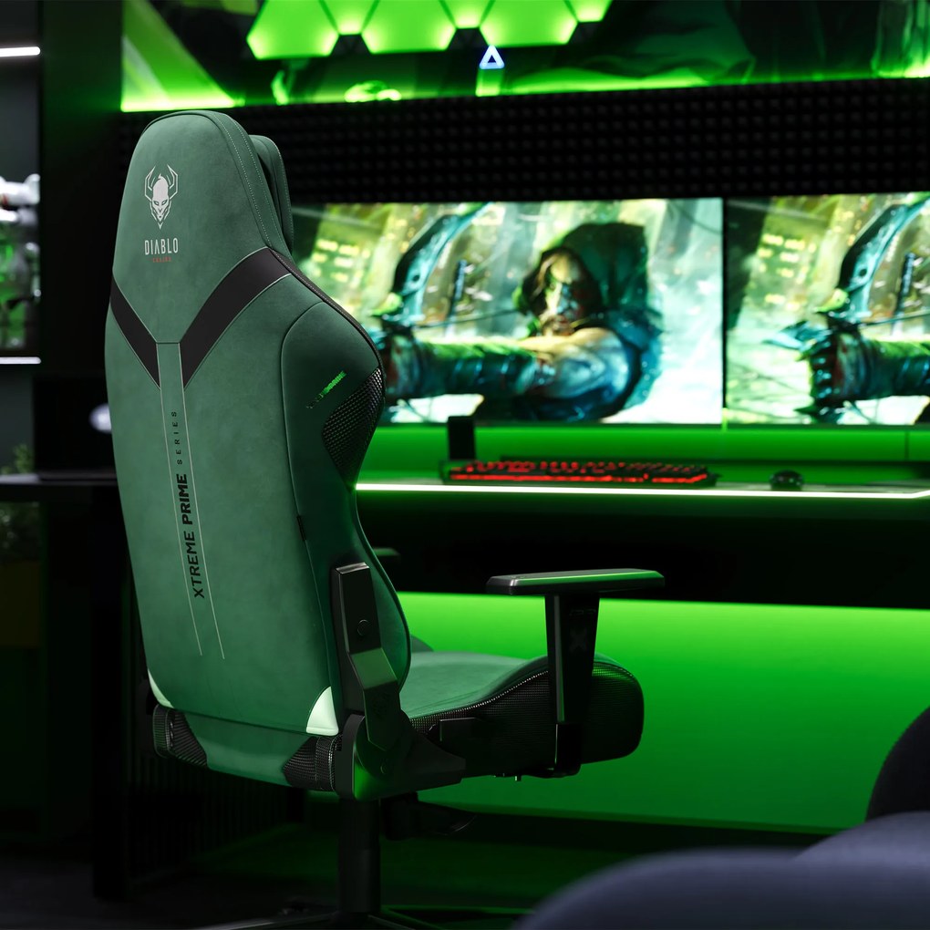 Sedia da gaming Diablo X.One Prime Forest Green Normal Size