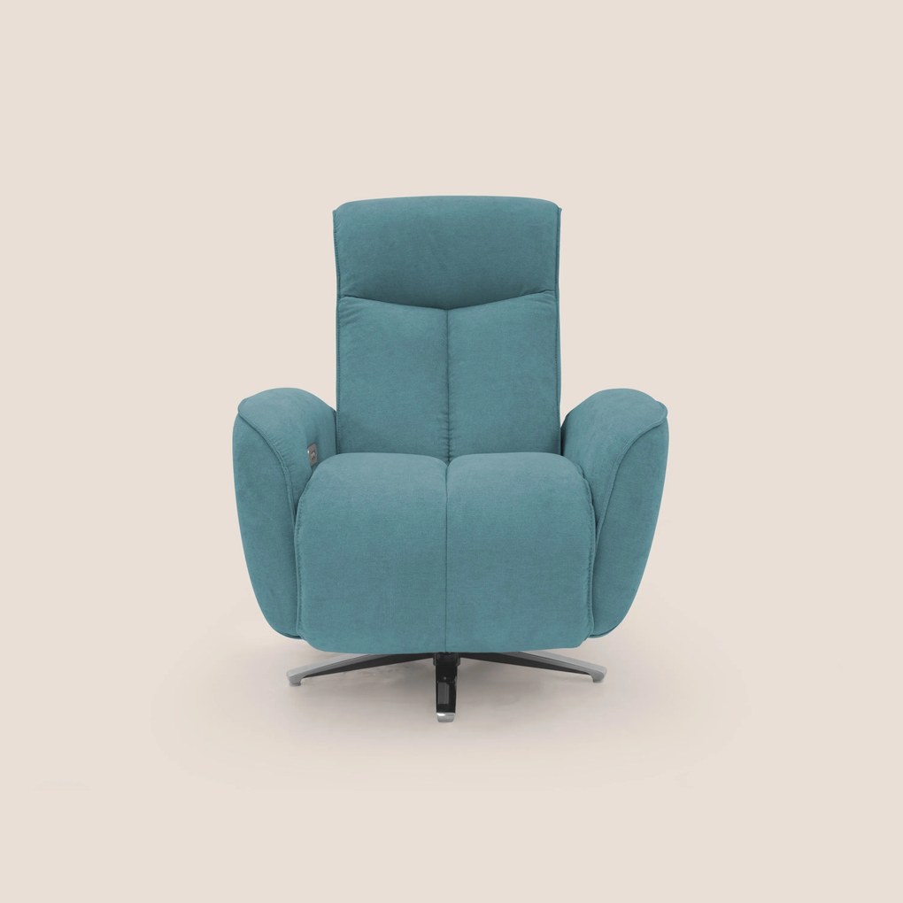 EVA Poltroncina RELAX in morbido tessuto impermeabile T02 azzurro