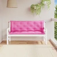 Cuscini per Panca da Giardino 2 pz Rosa 150x50x7 cm in Tessutocod mxl 70284