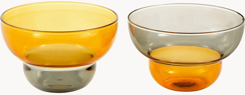 Set di 2 bicchieri in vetro Mizu Kiri