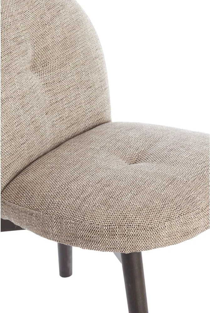 Set di sedie da pranzo beige in imbottito 2 pz Sinosa – Light &amp; Living