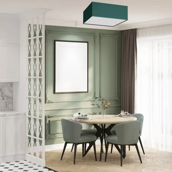 Plafoniera VERDE 3xE27/60W/230V 50x50 cm verde