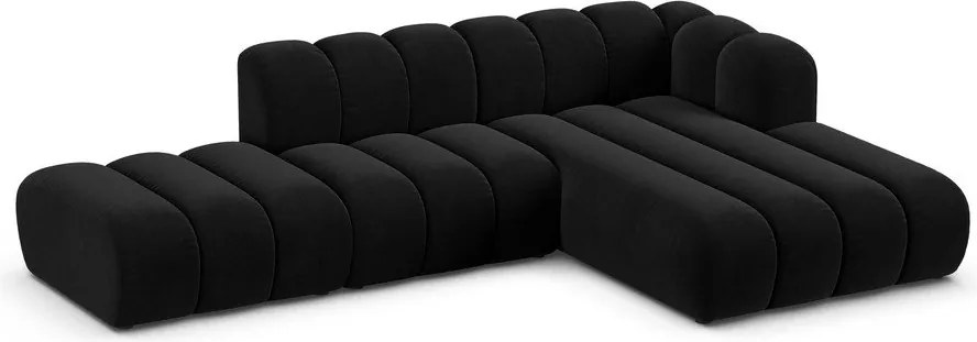 Divano angolare antracite ad angolo destro Lupine - Micadoni Home