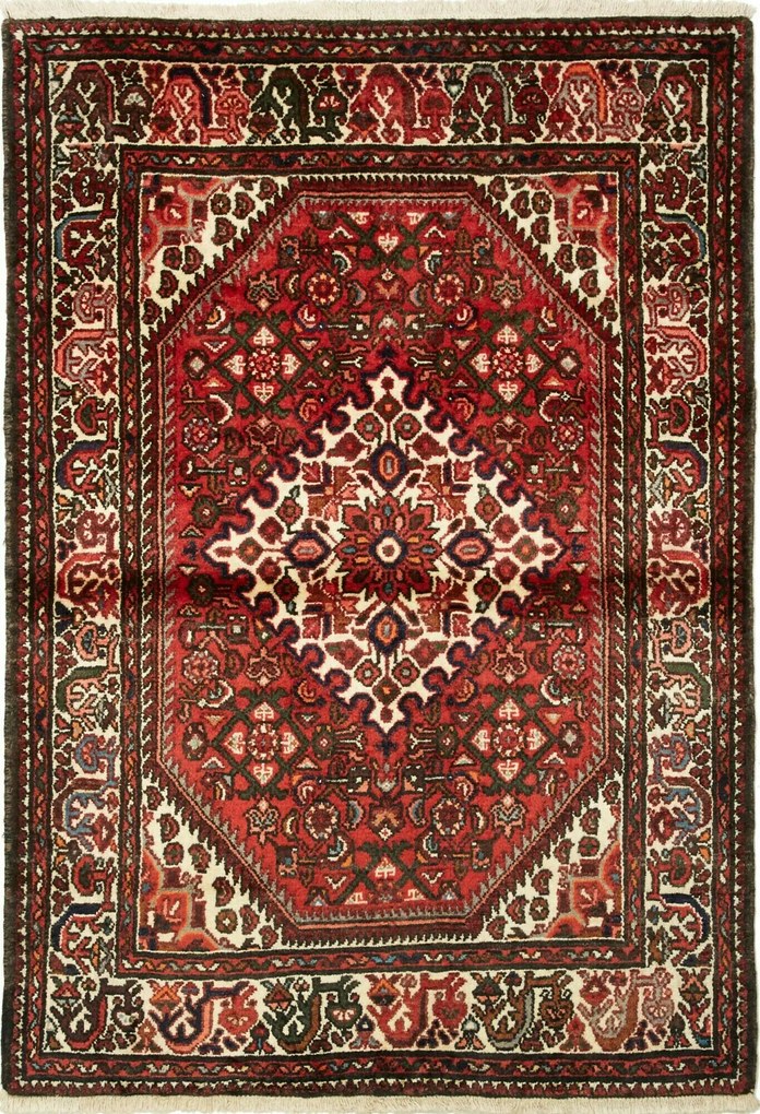Hamedan Tappeto 110 x 150 (Iran) Annodato A Mano