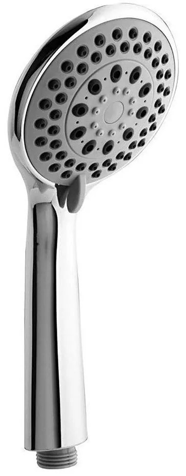 Aqualine - Doccetta diametro 10 cm, finitura cromata lucida